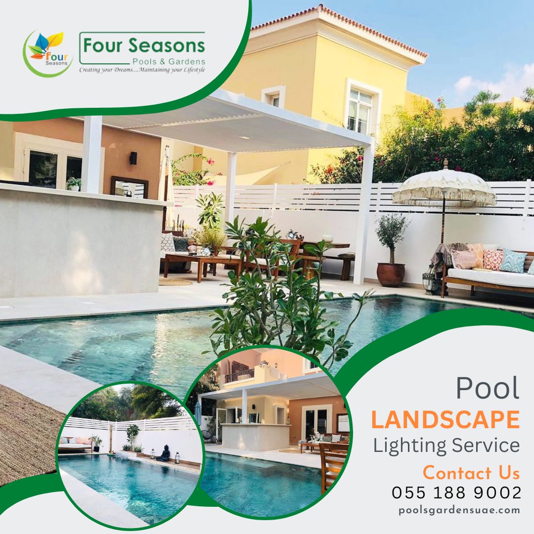 poolgardenuae's tweet image. ✨ Illuminate your backyard oasis with our mesmerizing landscape lighting service for your house swimming pool! 🏊‍♀️✨ 

Call: 055 188 9002
Web: poolsgardensuae.com

#FourSeasonsPoolsAndGardens #DubaiPools #BackyardOasis #LandscapeLighting #SwimmingPoolLights #PoolDesign #UAE