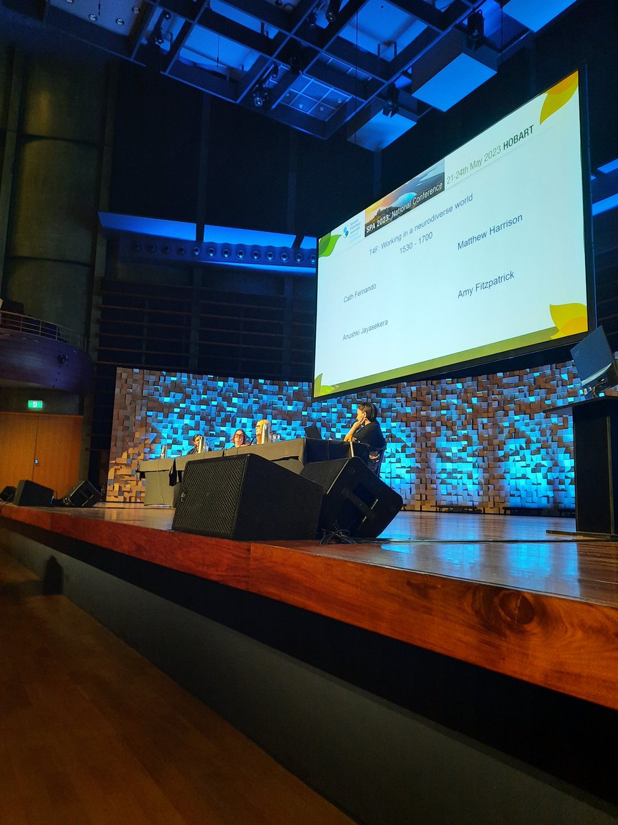 Amazing and insightful lived experience session/panel discussion re #neurodiversity. Thank you for sharing your experiences and suggestions #SPAconf