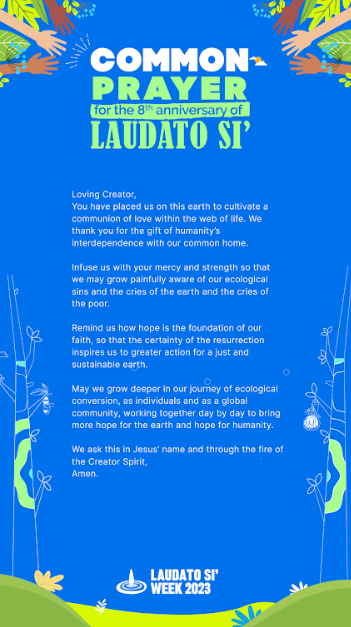 It's #LaudatoSiWeek : Hope for the earth. Hope for humanity. Christians are encouraged to watch 'The Letter' which is available online for free. laudatosiweek.org theletterfilm.org/watch/