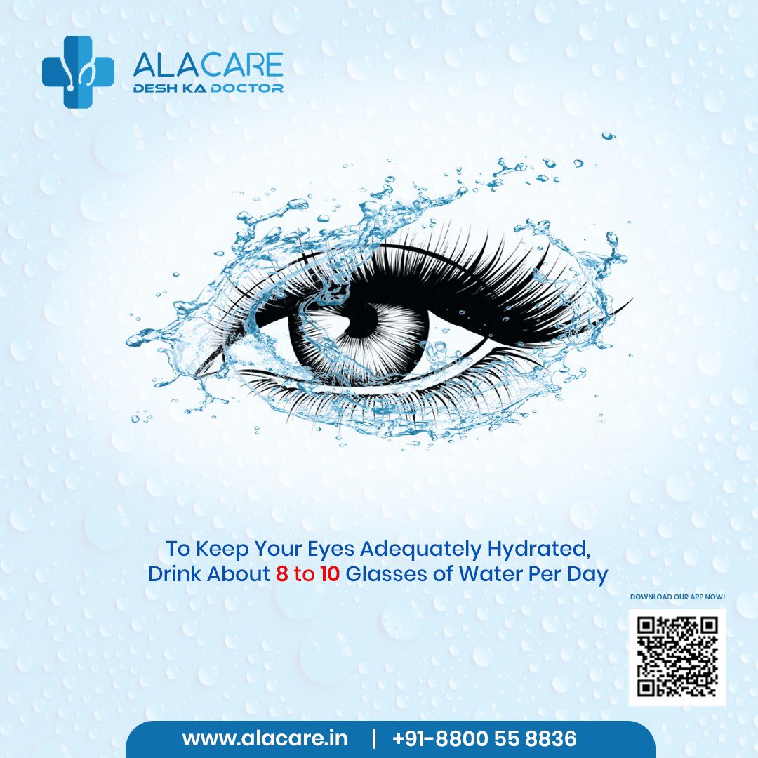 Now that the summer season has finally set in, it is very important to keep your eyes hydrated.

#eyecare #eyes #eyecaretips #hydratation #hydration #keepyourselfhydrated #deshkadoctor #alacare #startup #summer #heatwave