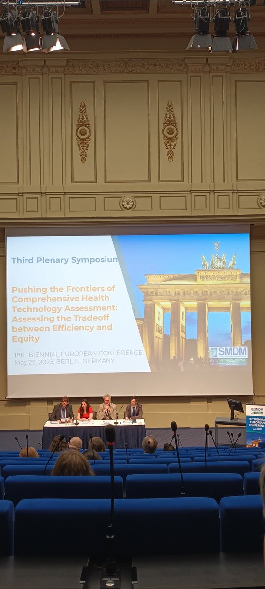 BekkerHilary's tweet image. Impressive panel-led discussion on innovating comprehensive health technology assessment @socmdm #ESMDM23