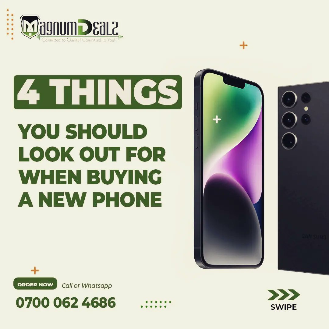 MagnumDealzNG's tweet image. knowing what to look out for when getting a new phone is very important.
Swipe to see the major things you should look out for!
#techgist @_DammyB_