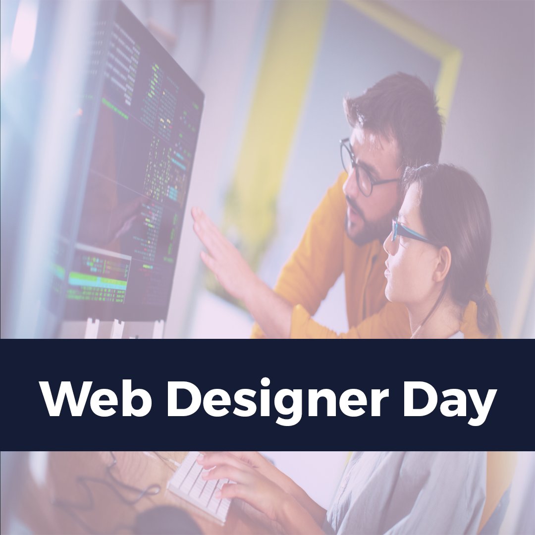 Happy Web Designer Day!💻
A web designer created and designed every page and site on the internet. We offer apprenticeships that can give you the skills needed to understand and create your own web pages! View our apprenticeships now by clicking the link in our Bio