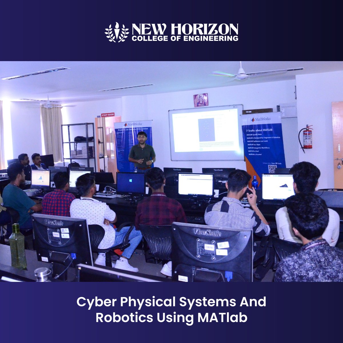 NHCEOfficial's tweet photo. The Department of Computer Engineering organized one day workshop on “Cyber Physical Systems and Robotics” on 17th May 2023.

#newhorizoncollegeofengineering #nhce #computerengineering #Robotics #cybersystems #workshop https://t.co/esp8Vbn2fD