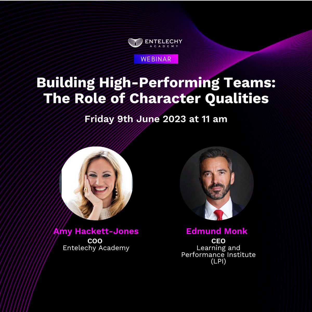 Entelechy (@entelechyacad) on Twitter photo Join us for an insightful discussion on the role of Character Qualities in building high-performing teams featuring <a href="/AmyHackettJones/">Amy Hackett-Jones</a>, COO at <a href="/EntelechyAcad/">Entelechy</a>, and <a href="/edmundmonk/">Edmund Monk</a>, CEO at the <a href="/YourLPI/">The LPI</a>. Register here: entelechy.academy/blog/building-…
#Leadership #TeamBuilding #Character Join us for an insightful discussion on the role of Character Qualities in building high-performing teams featuring <a href="/AmyHackettJones/">Amy Hackett-Jones</a>, COO at <a href="/EntelechyAcad/">Entelechy</a>, and <a href="/edmundmonk/">Edmund Monk</a>, CEO at the <a href="/YourLPI/">The LPI</a>. Register here: entelechy.academy/blog/building-…
#Leadership #TeamBuilding #Character