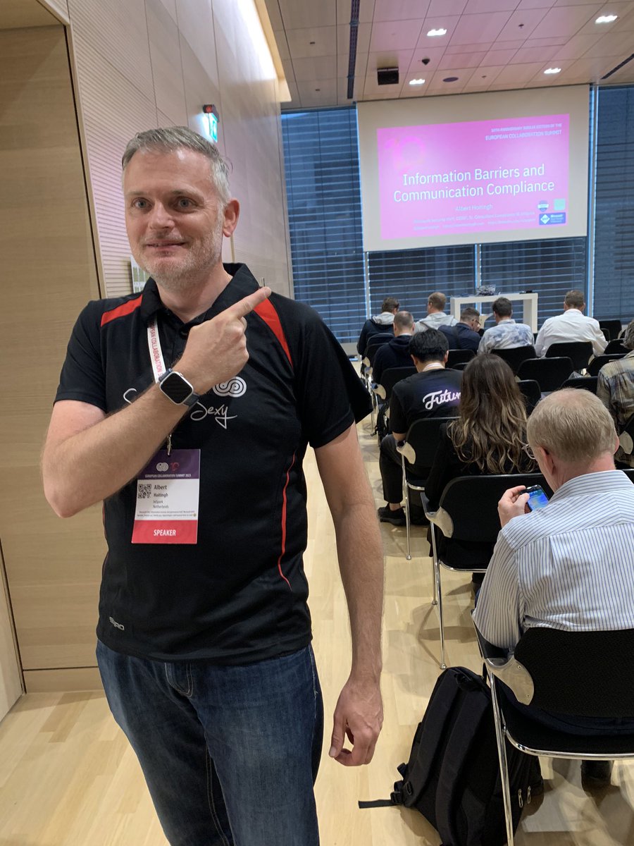 techChirag's tweet photo. Checking into @alberthoitingh session โInformation Barriers and Complianceโ โ
๐ #CollabSummit #purview #microsoft355 https://t.co/xkZjwRU9IQ