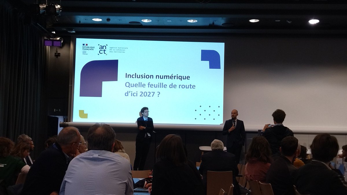 Le hub est présent à l'#ANCTour et en particulier au temps réseaux autour de la feuille de route de l'#inclusionnumerique d'ici 2027.