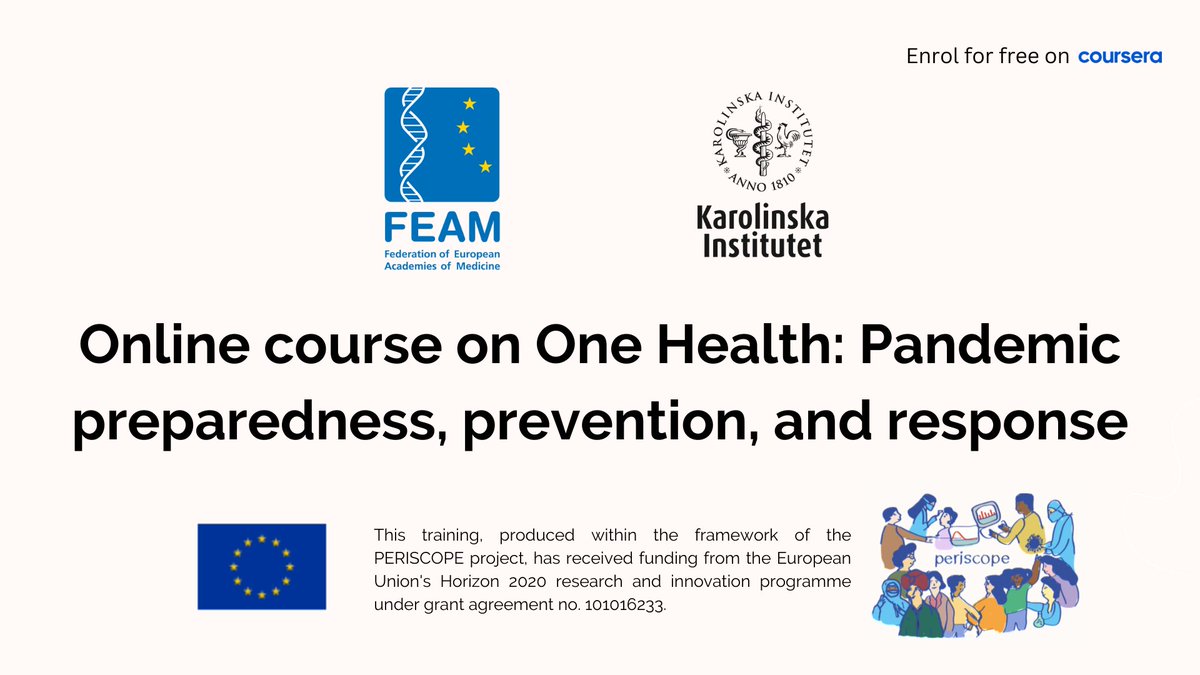 Do you want to know more about how the health of humans, animals and the environment are related? We have the right online course for you. And it's free! 
👉bit.ly/3MvULFs

#AllforOneHealth