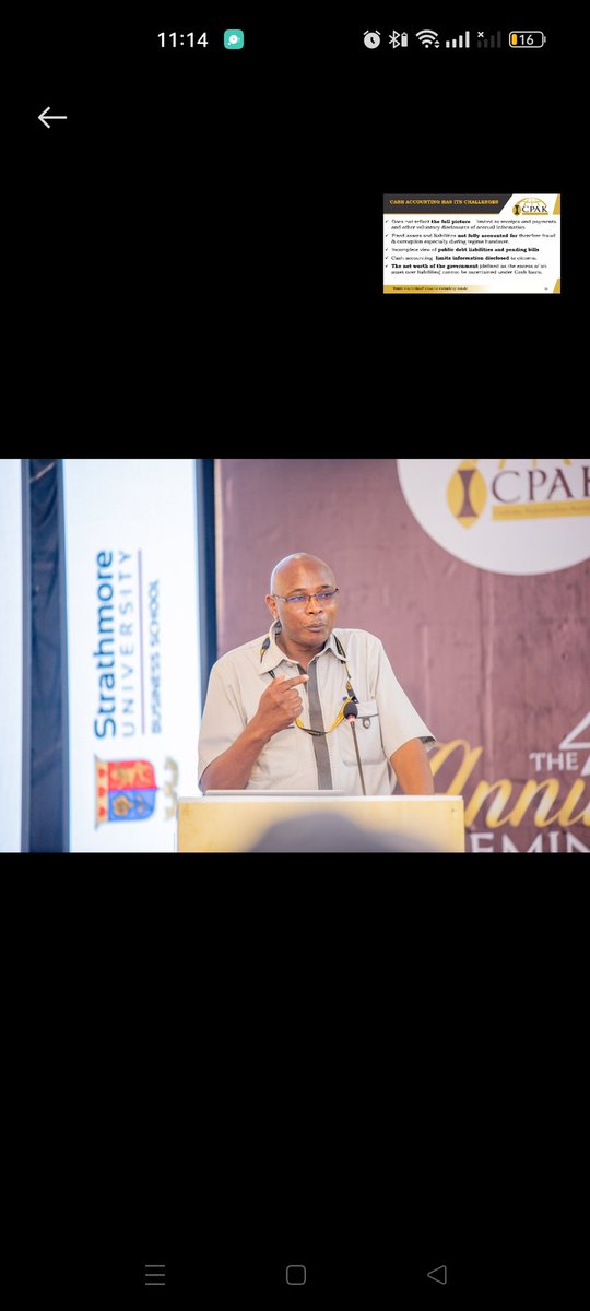 ICPAK_Kenya's tweet photo. "Accrual- based accounting is essential in helping the government mitigate corruption and improve transparency" Dr. Solomon Ngahu Ag. Deputy Accountant General National Treasury, Kenya.

#ICPAK
#ICPAKAnnualSem40
#AnnualSemAt40 https://t.co/iQVzZnMOkZ