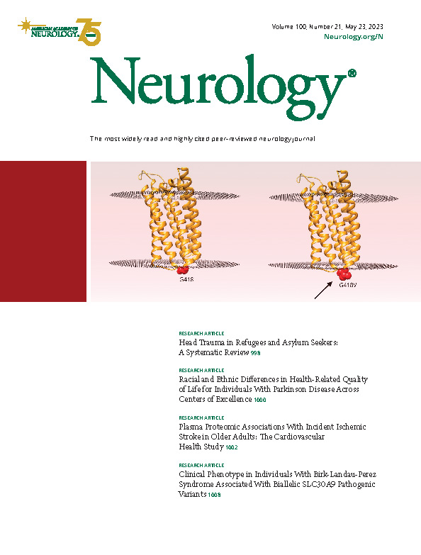 Don't miss the latest issue of Neurology journal: bit.ly/3pMVoml

#NeuroTwitter