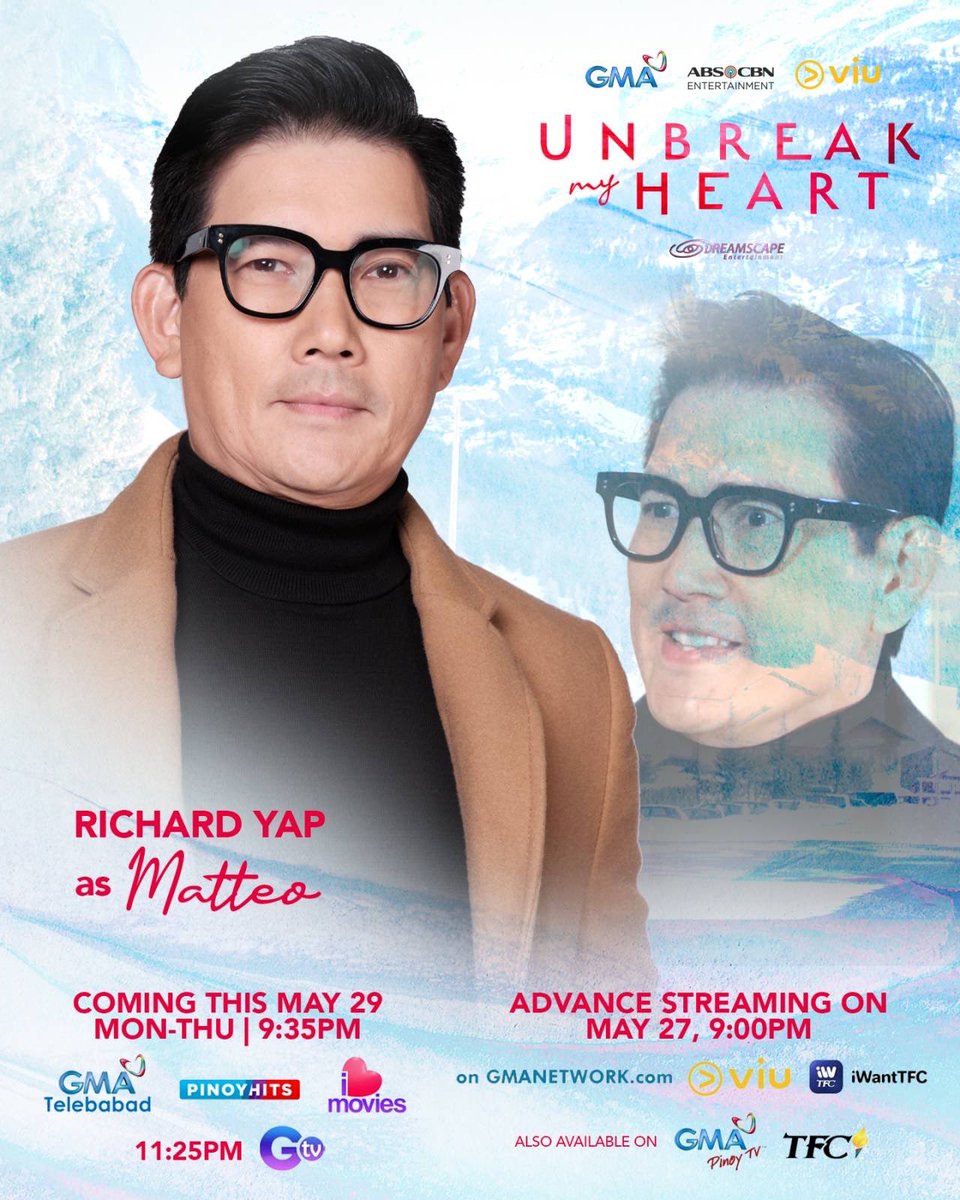 Lahat tayo may nakaraang ayaw nang balikan! Si Matteo gagawin ang lahat para talikuran ang nakaraan, ngunit kahit anong tago hindi matatakasan!

Abangan si Richard Yap bilang si Matteo!