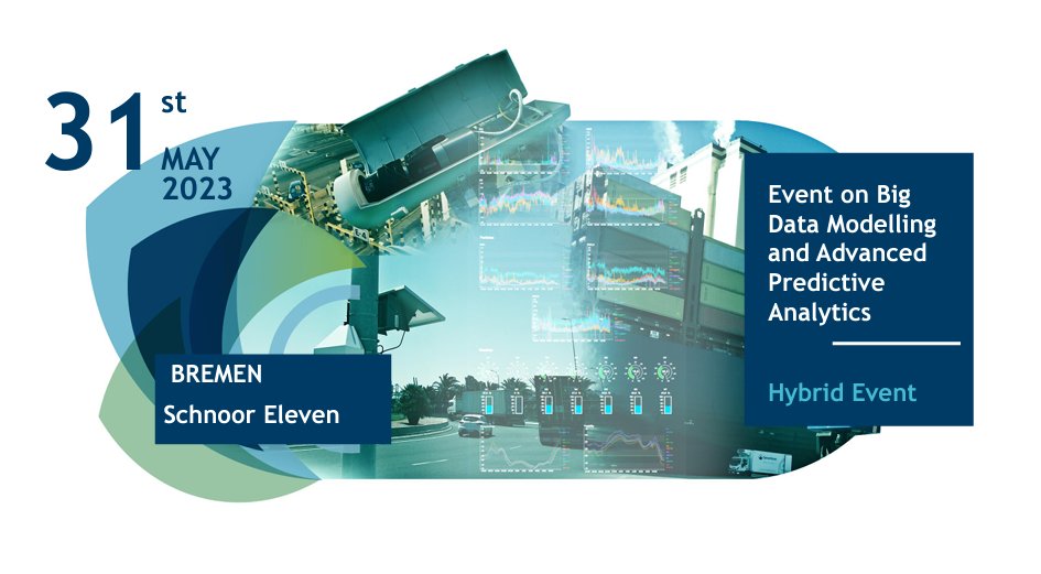 📢The #GREENCPORTS project invites you to the Event on Big Data Modelling and Advanced Predictive Analytics that will take place as a hybrid event in Bremen on 🗓️31st May 2023. <a href="/cinea_eu/">CINEA 🇪🇺</a> 

👉For more information &amp; the registration page 🔗: lnkd.in/da_bDRiS