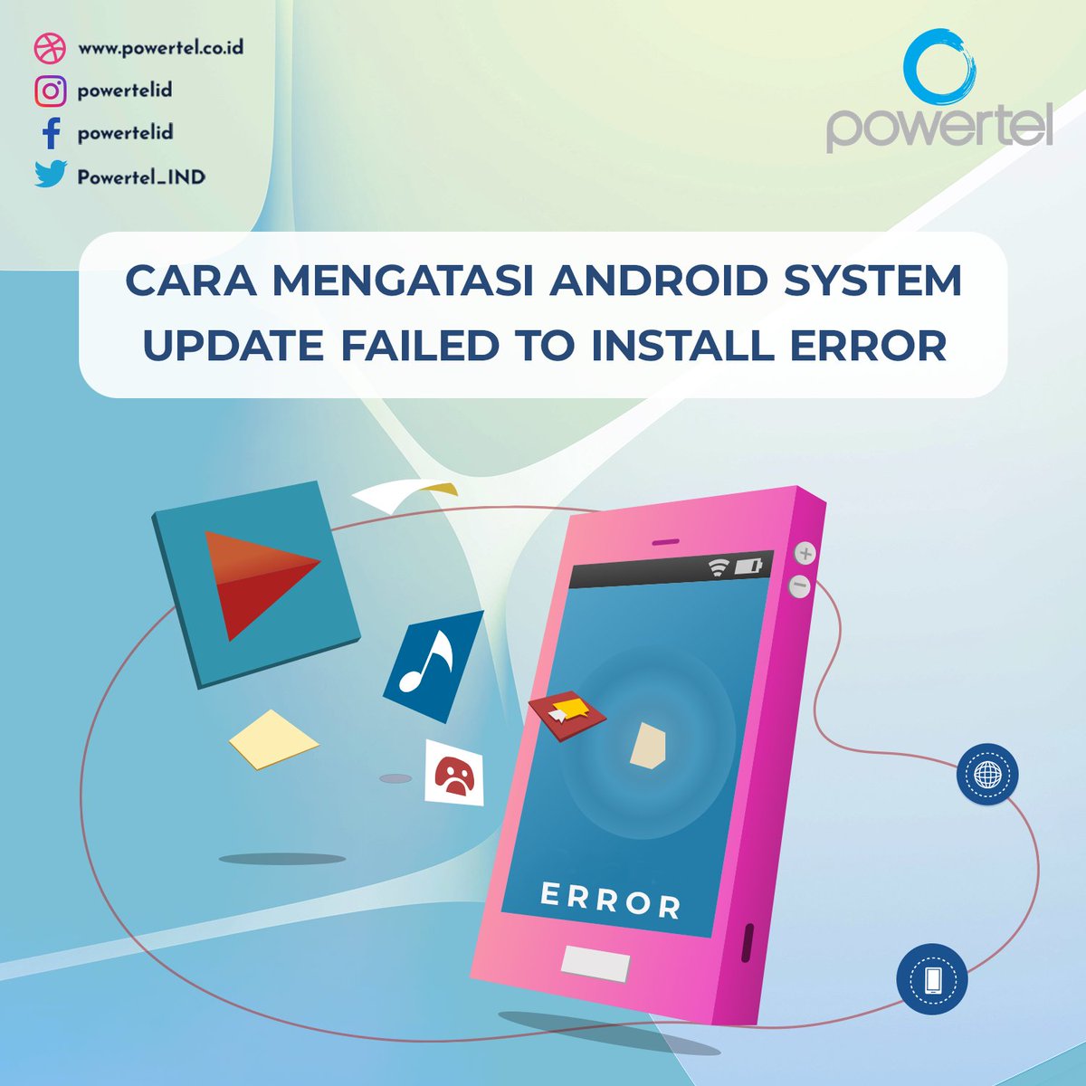 Powertel_IND's tweet image. Cara Mengatasi Android System Update Failed to Install Error
#infoandroid #infosmartphone #infoponsel #android #smartphone #smartphoneandroid #sistemandroid #gagalupdate #updateandroid #tipsandroid #tipssmartphone #powertelid