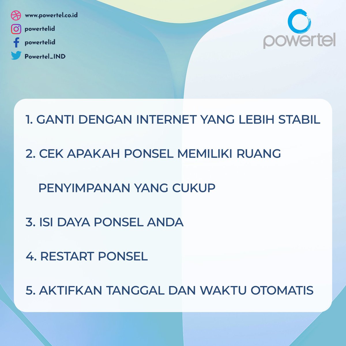 Powertel_IND's tweet image. Cara Mengatasi Android System Update Failed to Install Error
#infoandroid #infosmartphone #infoponsel #android #smartphone #smartphoneandroid #sistemandroid #gagalupdate #updateandroid #tipsandroid #tipssmartphone #powertelid