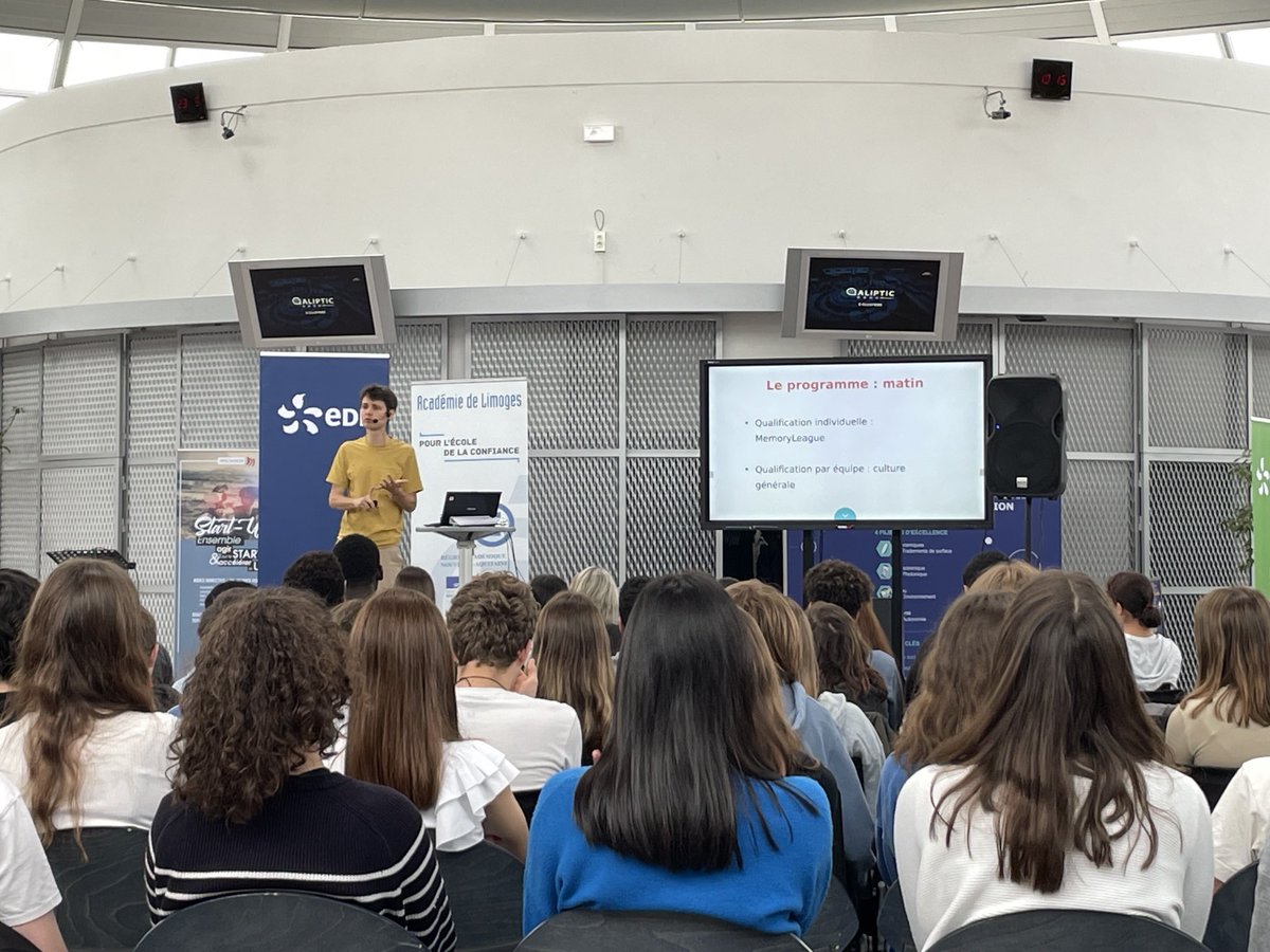 Début du premier memory challenge dans ⁦<a href="/aclimoges/">Académie de Limoges</a>⁩ avec 4 établissements et animé par ⁦⁦<a href="/SebastienMemory/">Sébastien Martinez</a>⁩