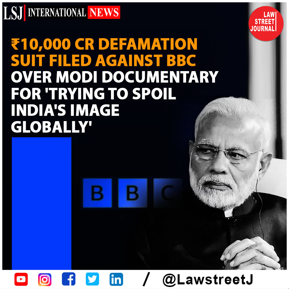 Delhi High Court Issues Summons in 10000 crore defamation suit filed against BBC over Modi Documentary.

Read Full Article surl.li/hfnpr

#NarendraModi #BBCdocumentary #DefamationSuit #DelhiHighCour #TheModiQuestion 
@BBCWorld @narendramodi