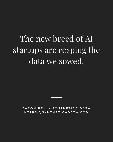 DeskHoppa's tweet photo. The new breed of AI startups are reaping the data we sowed. 

We always said, "if it's free then you are the product", it was all true. https://t.co/Tt592ku1Q1