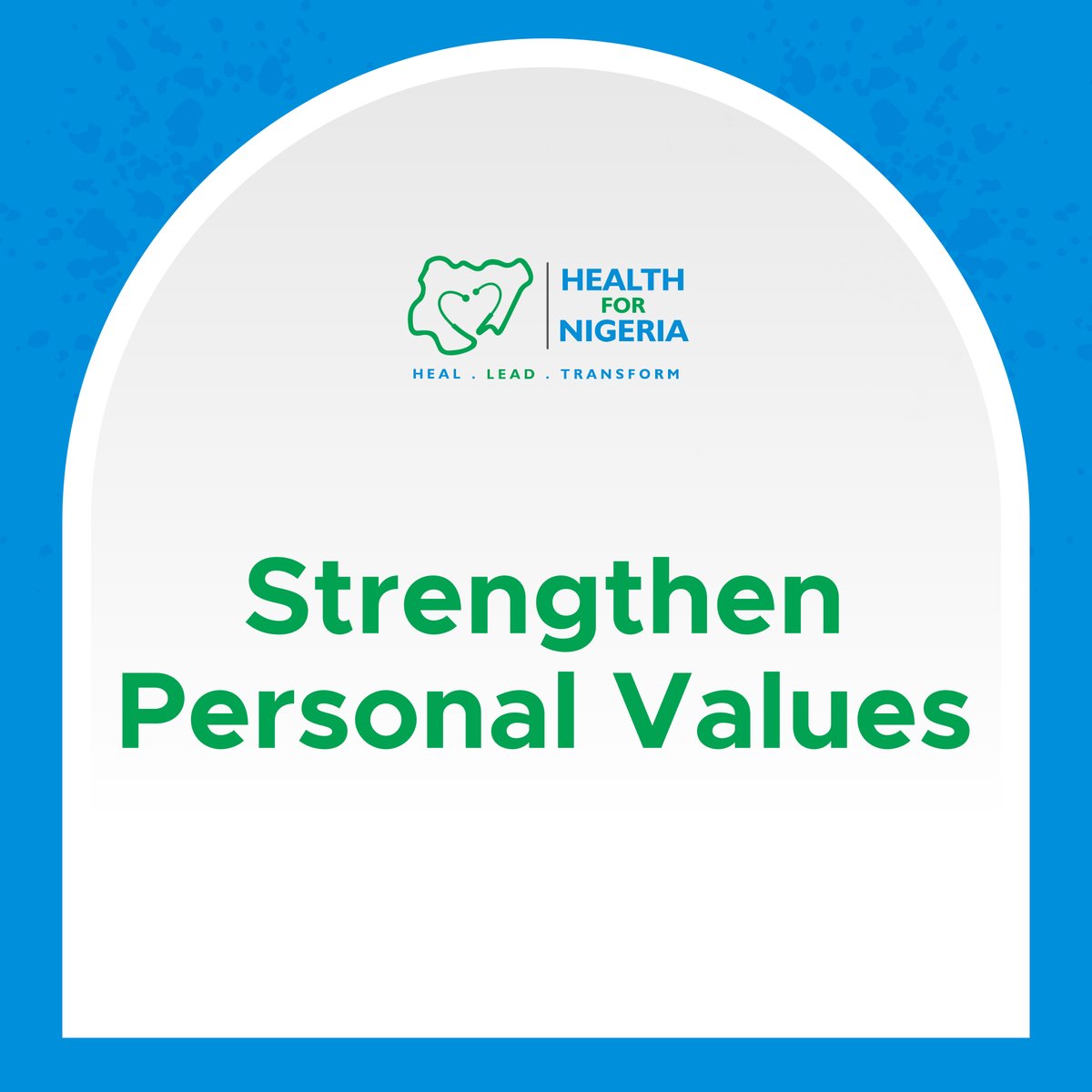 The power to enhance the lives of others is a privilege that comes with its own sense of obligation. By donating to a cause you believe in, you reinforce your personal values.

#PersonalValues #CharityOrganization #HealthForNigeria