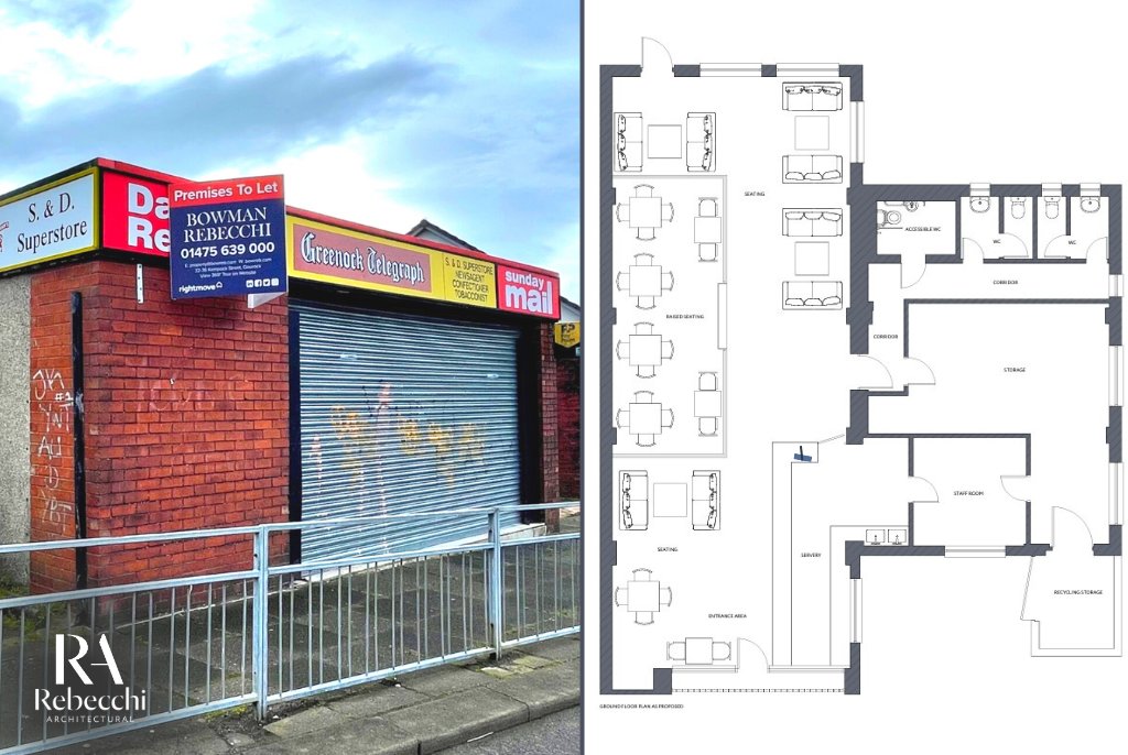 RebecchiArchit1's tweet photo. Planners are being asked to agree that an empty convenience store in #Greenock can be used as a cafe in plans submitted by Rebecchi Architectural.

Read more: https://t.co/sqidNuuRqH

#RebecchiArchitectural | #Design | #Commercial | #Inverclyde https://t.co/sd1AMYnW4M