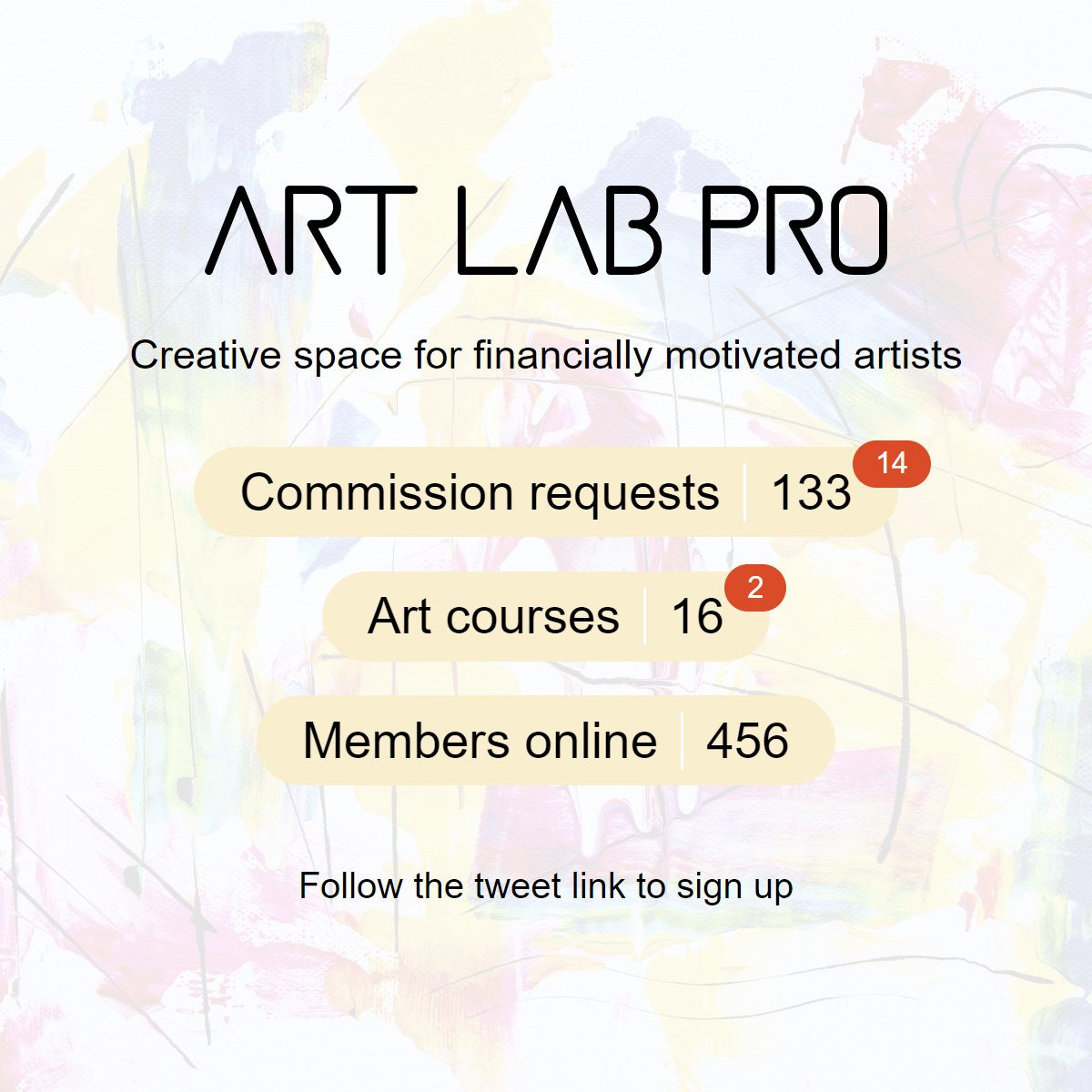 Jimmie Kirby (@jimmieikirby) on Twitter photo Artists like you are are having an extra passive income from their own online courses. Create your course or take commissions right now.
roman.chatium.com/artists-applic…
<a href="/ausseh1/">ausseh</a>, <a href="/____crown_____/">♔</a>, <a href="/HoloBoisArt/">idk when but we draw holostars</a>, <a href="/phunk6519/">BeachMusic</a>, <a href="/glumegirl/">ᓚᘏᗢ nade</a> Artists like you are are having an extra passive income from their own online courses. Create your course or take commissions right now.
roman.chatium.com/artists-applic…
<a href="/ausseh1/">ausseh</a>, <a href="/____crown_____/">♔</a>, <a href="/HoloBoisArt/">idk when but we draw holostars</a>, <a href="/phunk6519/">BeachMusic</a>, <a href="/glumegirl/">ᓚᘏᗢ nade</a>