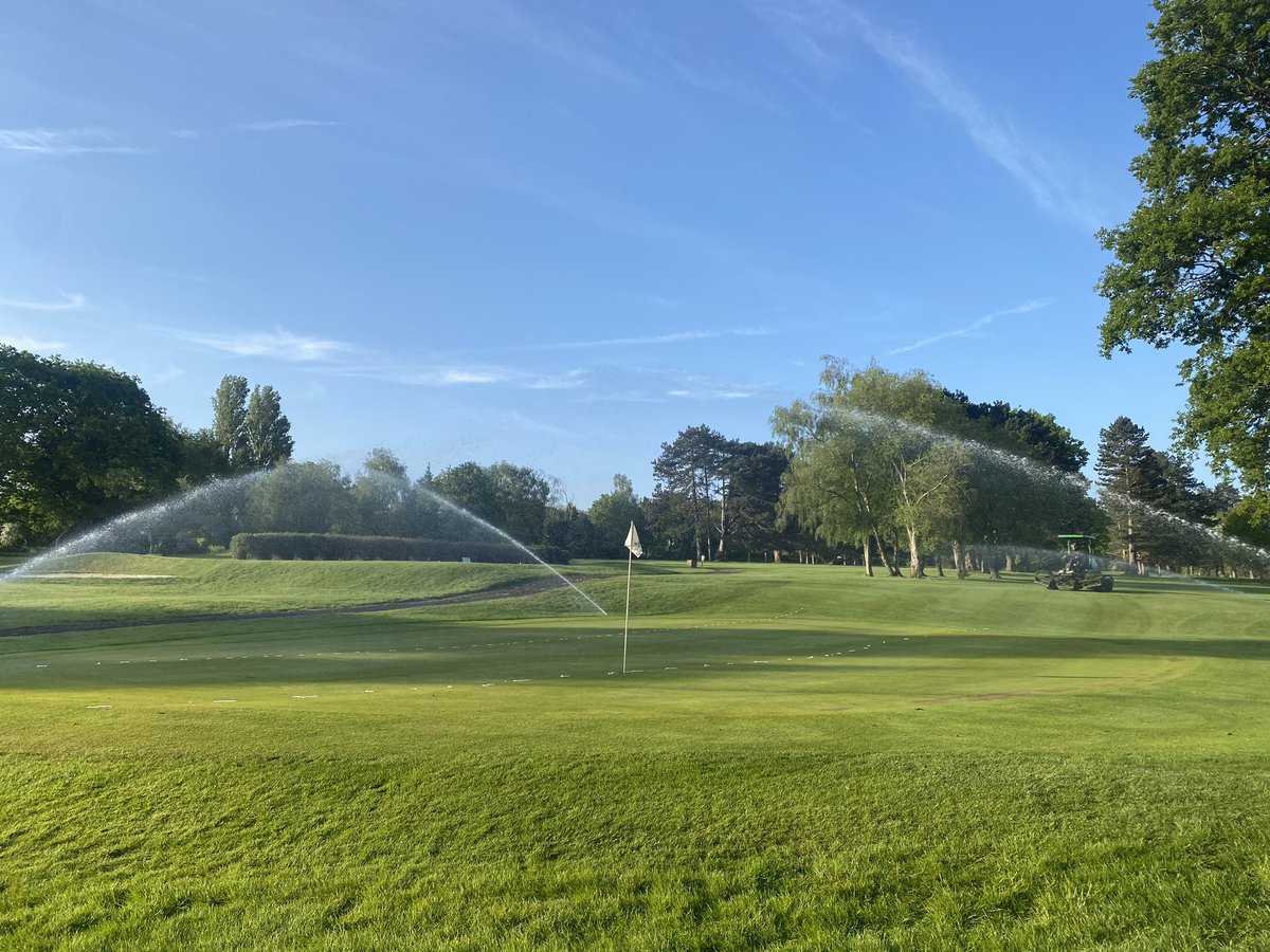 Watering in a wetting agent and feed Into the profile this morning. 🌱