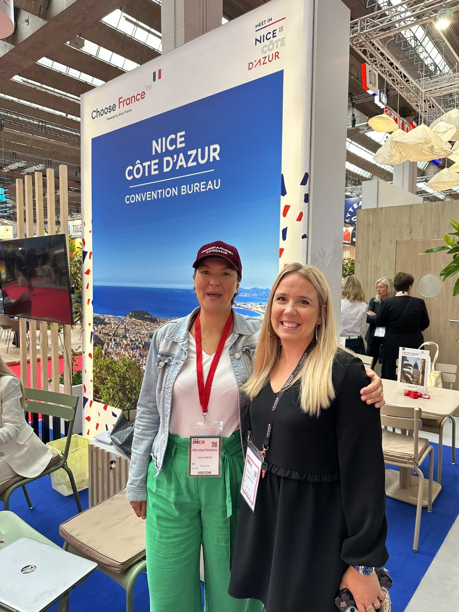 See you at booth D-150 🤩
Have a great show and see you later 👋
#ad #collaboration
#mariskajourney 🚎🐈‍⬛
#mariskajourneycotedazur 
#eventprofs #IMEX2023
@LINKEUScvb @atout_france