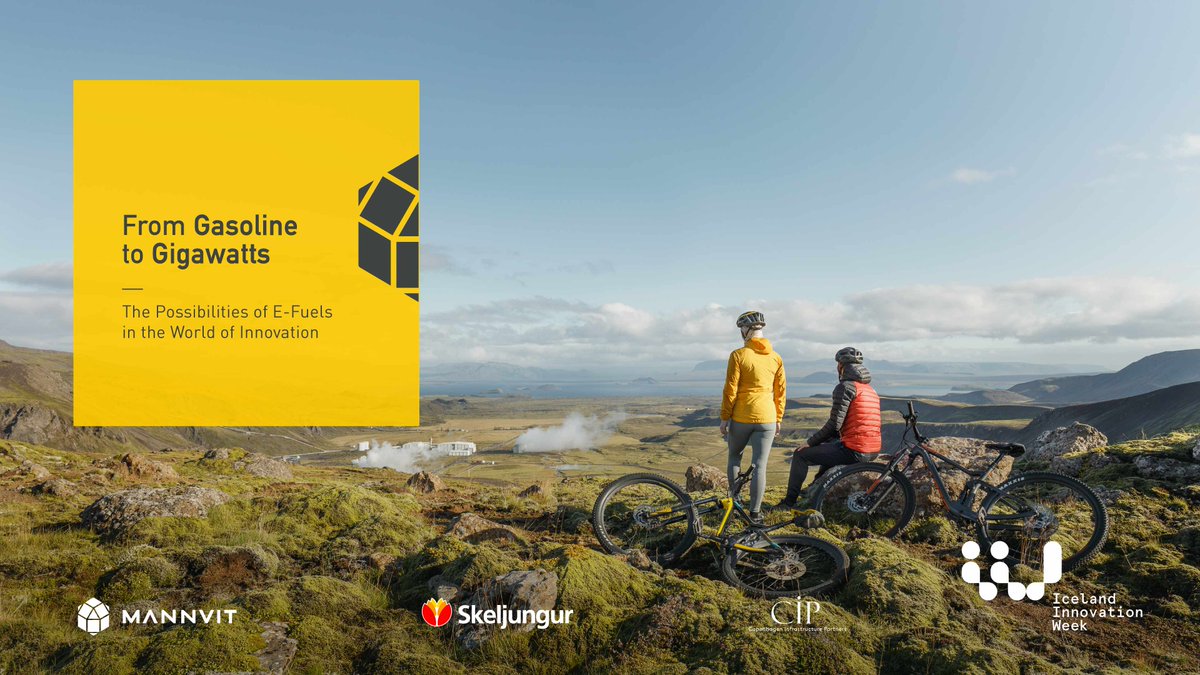 Our e-fuels event is May 24th🧭15:30 in Gróska, Reykjavik. Don't miss this interesting opportunity to learn about the e-fuels market in Iceland. Networking, drinks and snacks after #efuels #innovation 
Registration mannvit.is/frettir/e-fuel…
