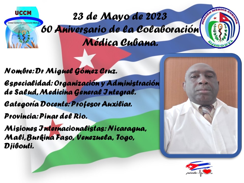 Honremos el 60 Aniversario de la Colaboración Médica Internacional mas consagrados que nunca a nuestro trabajo como médicos cubanos que somos como nos enseñó Fidel.SI se puede y si se podrá#60AñosSalvandoVidas#CubaCoopera@Colaboracionqba