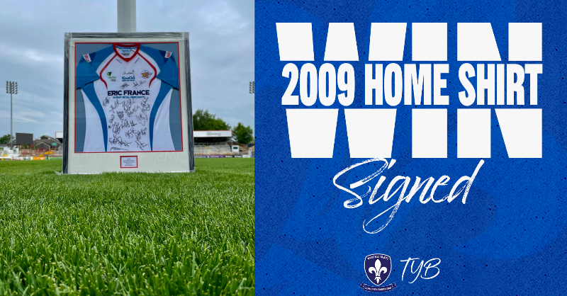 WTComFoundation's tweet photo. 👕 𝗪𝗜𝗡 👕

We still have 6️⃣ days left to enter our Prize Draw for a signed &amp; framed 2009 Home Shirt, with all funds going towards the Foundation 💙

@YorkshireBroker

Enter 💰