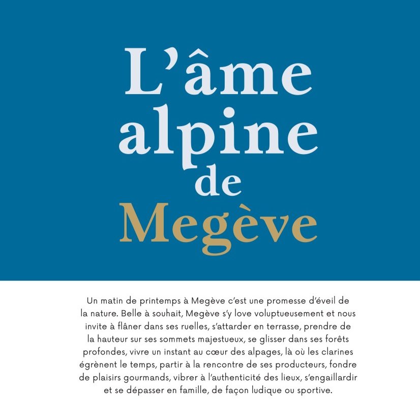 megeve's tweet photo. Parce qu'à cette jolie saison, nous rêvons de nouvelles évasions découvrez le magazine Le Temps d'un Voyage qui vous invite notamment à re(découvrir) Megève et son âme alpine intacte 🌲❤️🐮
 https://t.co/FwiCj26EQd
 #inspiration #voyage #montagne #megève #magazine #RP https://t.co/sgfwi5pqu7