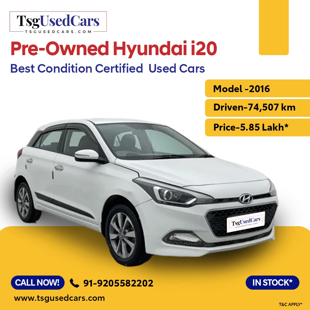 Experience the joy of driving with a quality used Hyundai car! 
Choose from our wide range of affordable yet top-notch options.
Know more details!
👇
Call: 9205582202
Explore: bit.ly/Hyundai-2016 

#HyundaiI20 #PreOwnedCar #LuxuryDrive #UsedHyundaiCar #PreOwnedCar