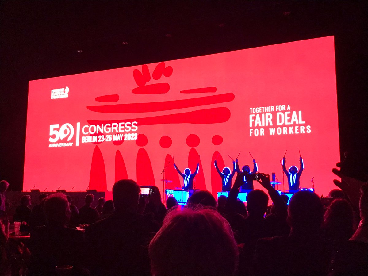 cgilnazionale's tweet image. Inizia a Berlino il congresso della @etuc_ces con #MaurizioLandini e la delegazione #Cgil. Salari più alti, stop precarietà, un'Europa solidale e accogliente, contrattazione collettiva, lotta all'estrema destra: una piattaforma per una mobilitazione europea #etuc50