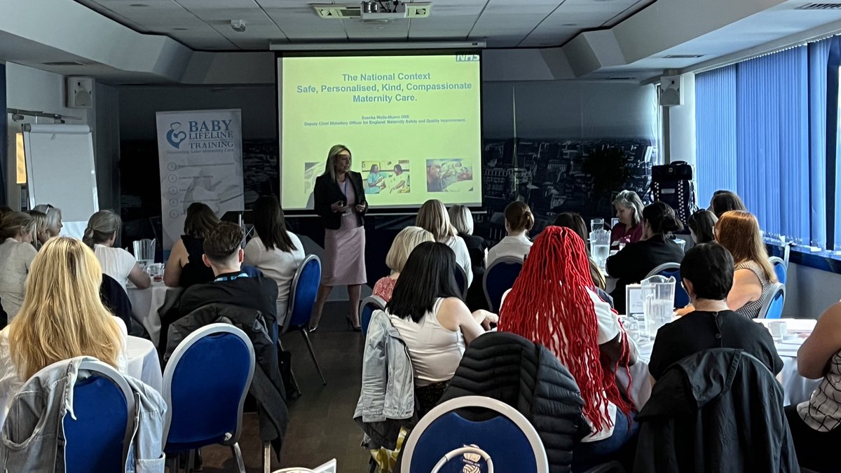 Today we’re in Birmingham for our brand new Governance, Assurance & QI course! Deputy Chief Midwife for England, @SaschaWells, starts the day by talking about the national context and need for the training. #SaferBirths