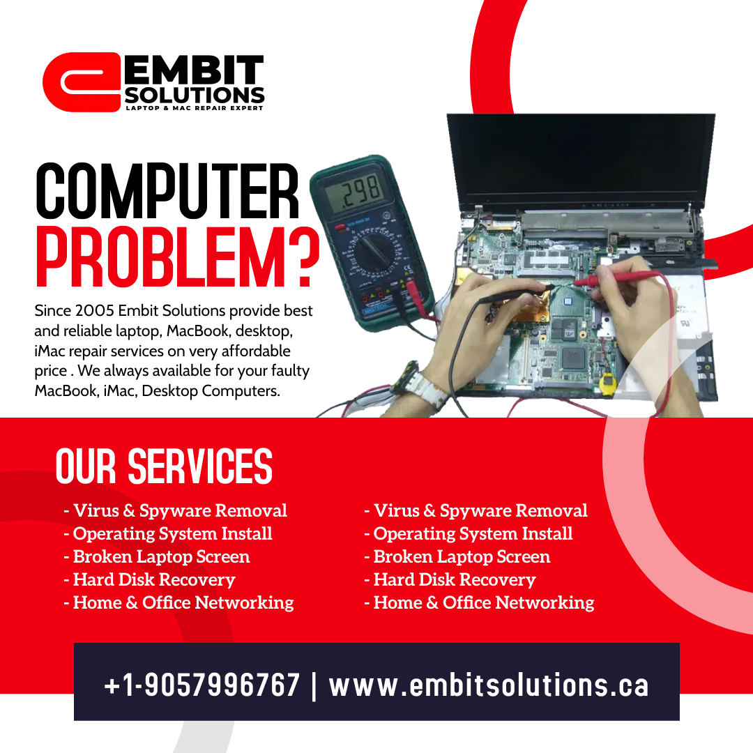 embitsolution's tweet image. We offer valuable money-saving services and 180 days Warranty on every Repair. Please call 905-799-6767 for additional details.
#brampton #laptoprepairspecialist #photography