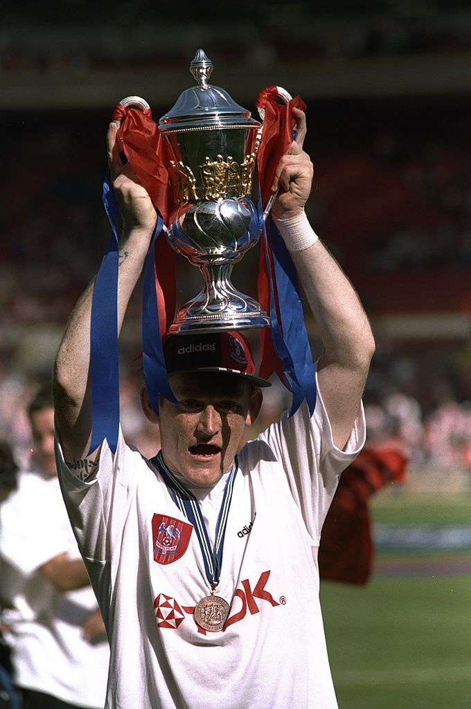 On this day in 1️⃣9️⃣9️⃣7️⃣  David Hopkin scored the winner against Sheffield United at Wembley to send Crystal Palace to the Premier League 🙌

#CPFC