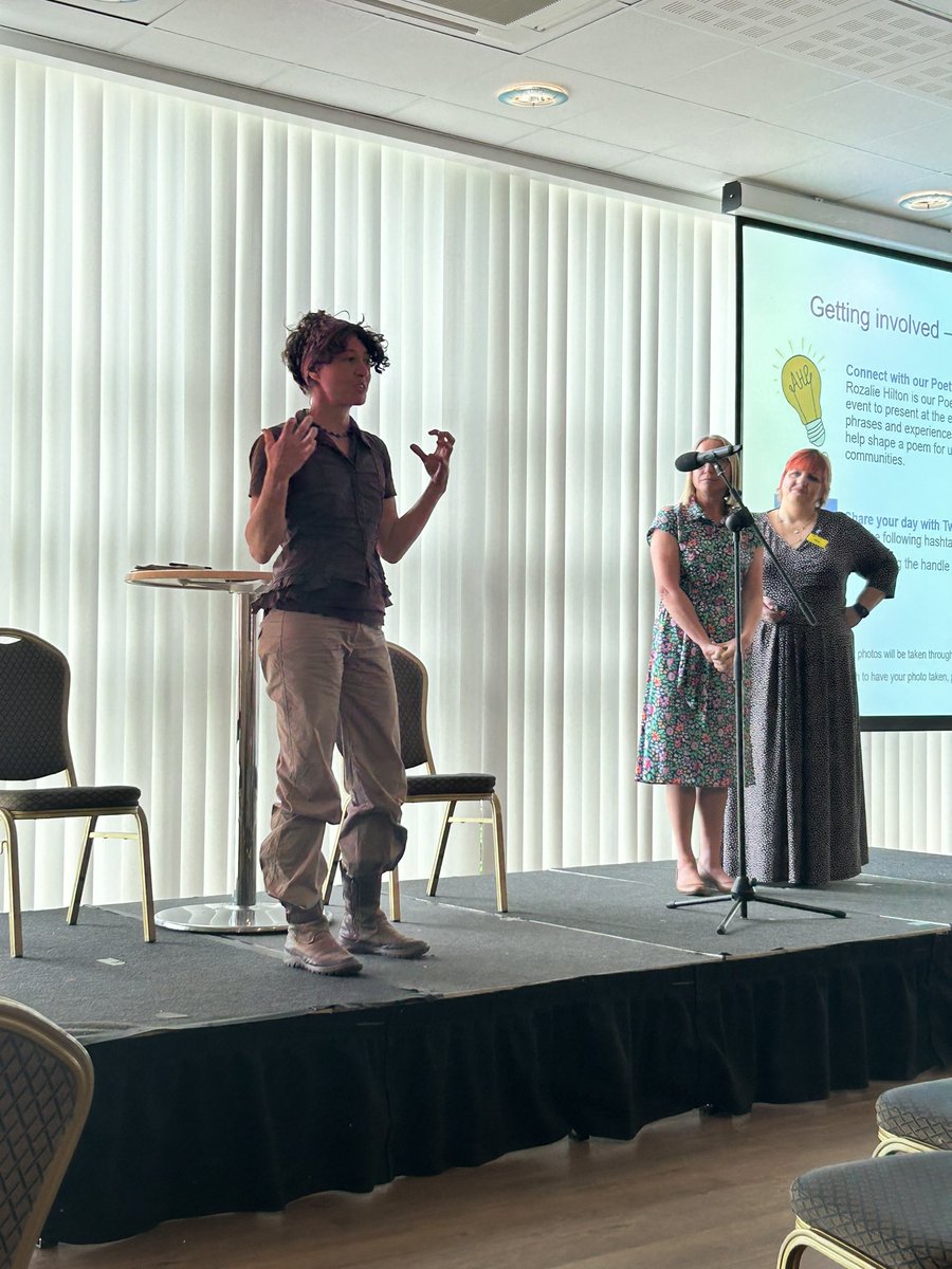 Great energy in the room and all will be captured by the Poet in residence ! #swahpmassive #ahpsdeliver