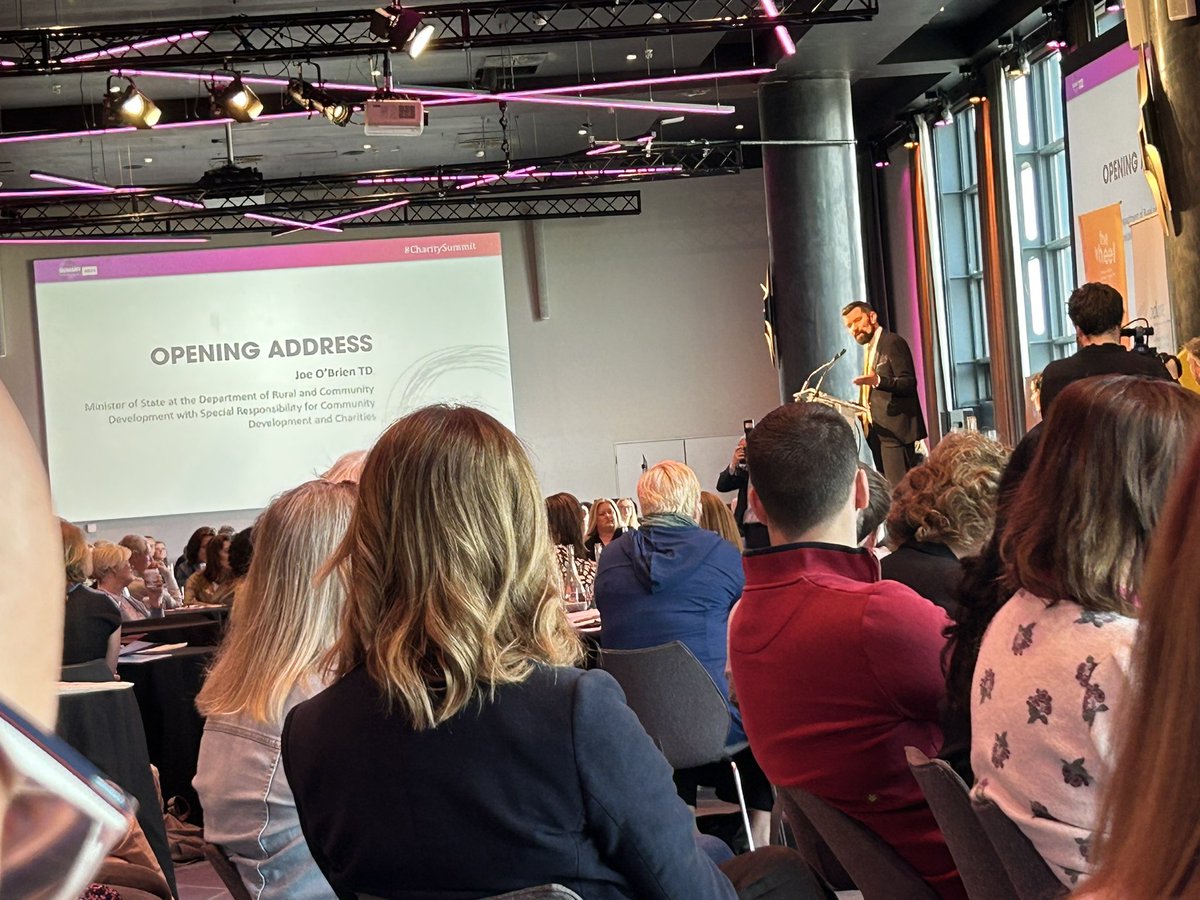 Donna Reddy (@dublingenie) on Twitter photo Kicking off the day at #CharitySummit with some supportive words for the sector from <a href="/joefingalgreen/">Joe O'Brien</a>. Kicking off the day at #CharitySummit with some supportive words for the sector from <a href="/joefingalgreen/">Joe O'Brien</a>.