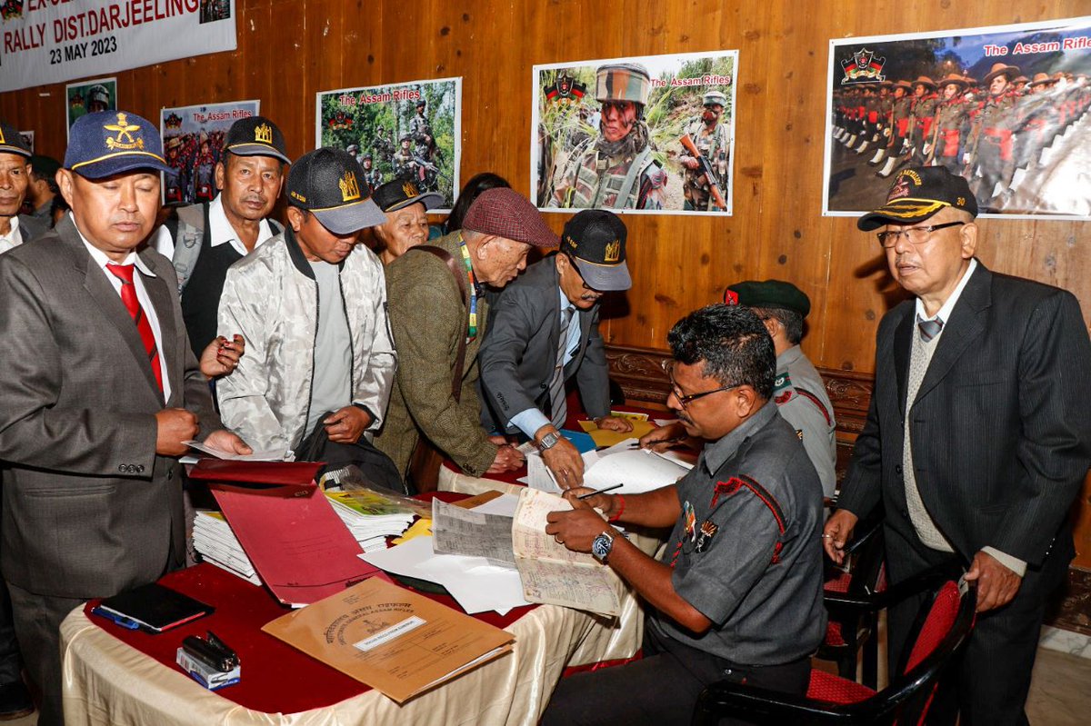 The Assam Rifles On Twitter ASSAM RIFLES EX SERVICEMEN RALLY the-assam-rifles-on-twitter-assam-rifles-ex-servicemen-rally