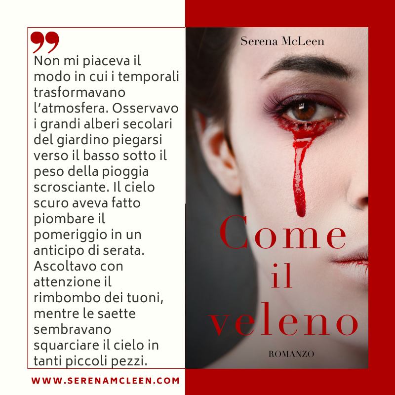 Come il veleno - Serena McLeen
serenamcleen.com/buy
#comeilveleno #serenamcleen #book #ilovebooks #booklove #books #booklover #booklovers #libro #libri #librinovità #libridaleggere  #ebooks #kindlebooks #kindlebook #ebooklover #scrittoriitaliani #scrittore #scrittrice #autore