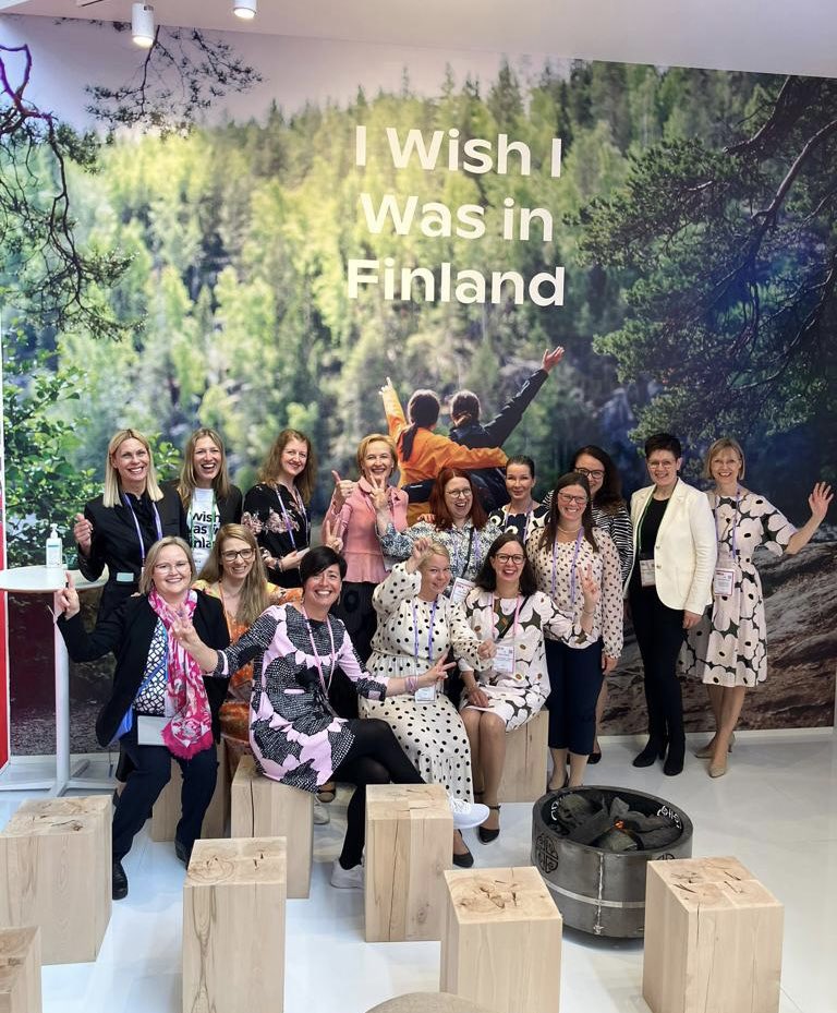 Day 1 at #IMEX23. 
The happiest country in the world welcomes you to explore the endless opportunities for business events. 

#FinlandCVB #Finland #eventprofs 
@IMEX_Group