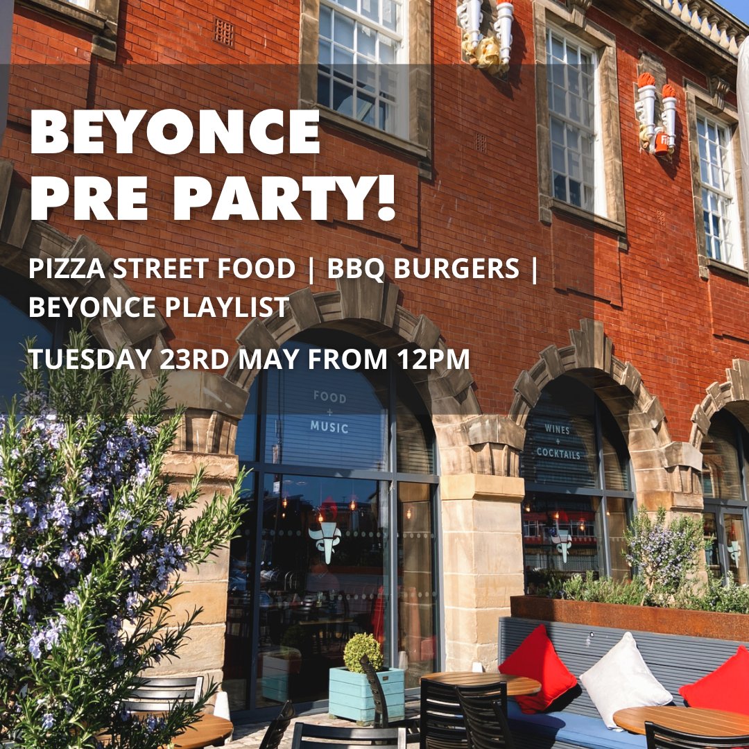 Paul Callaghan (@pmcallaghan) on Twitter photo If you are heading to see Beyoncé then enjoy the Pre-Party <a href="/EngineRoomSland/">The Engine Room at the Fire Station</a>
There will be pizza from @luccapizzacompany from 12-7pm, alongside BBQ burgers in the Parade Ground at the rear.
All bars will be open and our full menu will be available as usual! If you are heading to see Beyoncé then enjoy the Pre-Party <a href="/EngineRoomSland/">The Engine Room at the Fire Station</a>
There will be pizza from @luccapizzacompany from 12-7pm, alongside BBQ burgers in the Parade Ground at the rear.
All bars will be open and our full menu will be available as usual!