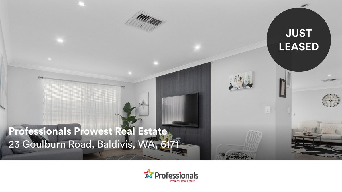 Prowest_RE's tweet image. 🛌 4 🛀 2 🚘 2
📍 23 Goulburn Road, Baldivis, WA, 6171

Our latest leased rental on RateMyAgent

rma.reviews/Hnj5W8Nn3hWC

...
#ratemyagent #realestate #Professionals_Prowest_Real_Estate