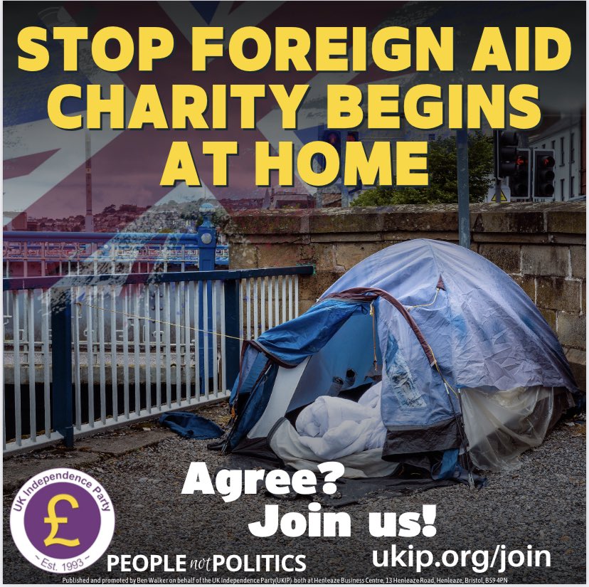 UKIP: #UKIP will scrap foreign aid and put the British people FIRST. ➡️ukip.org/join