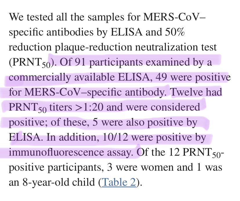SixandLaura's tweet image. “Middle East Respiratory Syndrome Coronavirus Seropositivity in Camel Handlers and Their Families, Pakistan” (12/25/2019) 

#MERS #transmission_dynamics #testing_limitations 
ncbi.nlm.nih.gov/pmc/articles/P…