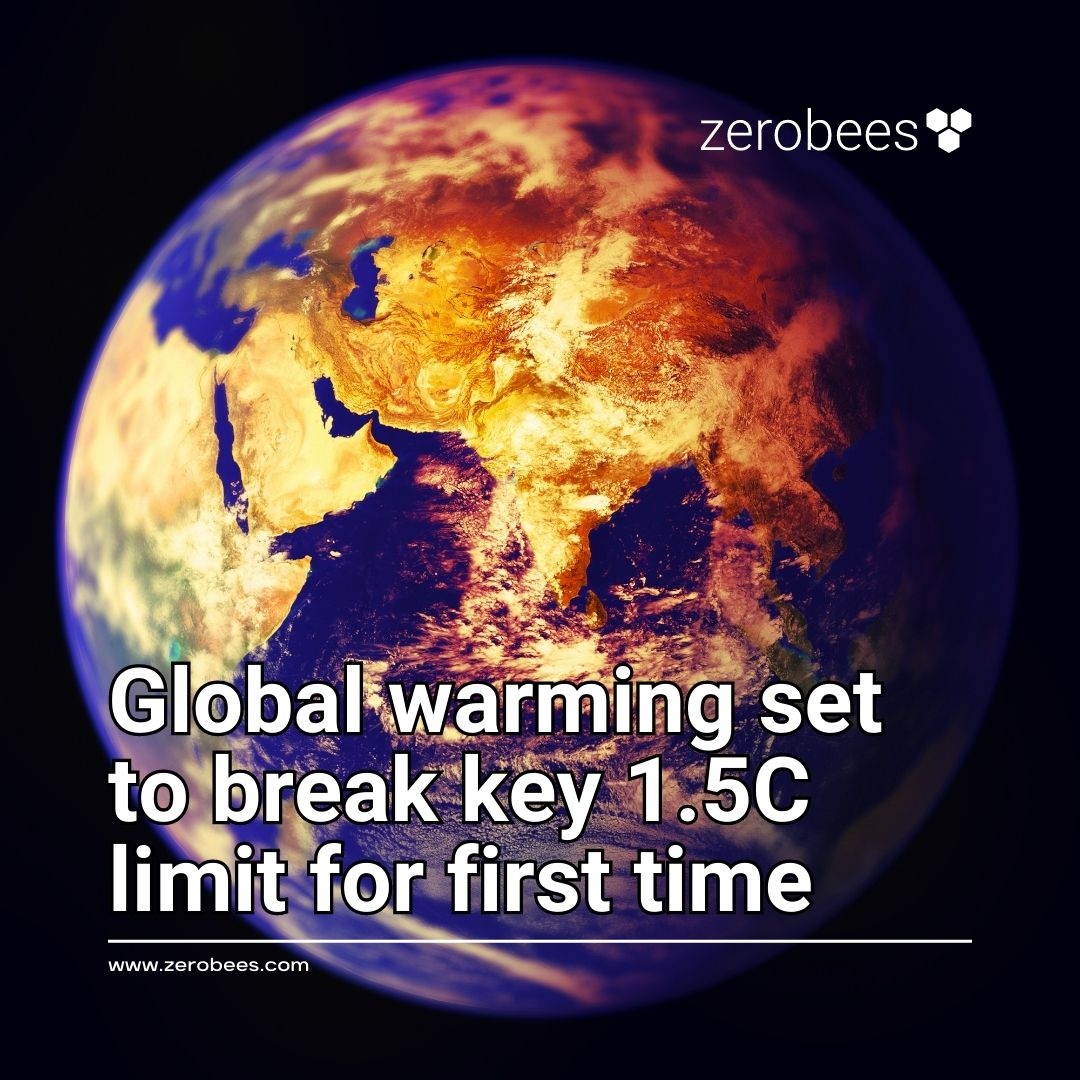 Our overheating world is likely to break a key temperature limit for the first time over the next few years. Researchers say there's now a 66% chance we will pass the 1.5C global warming threshold before 2027.

#zerobees #sustainability #globalwarming #climateemergency