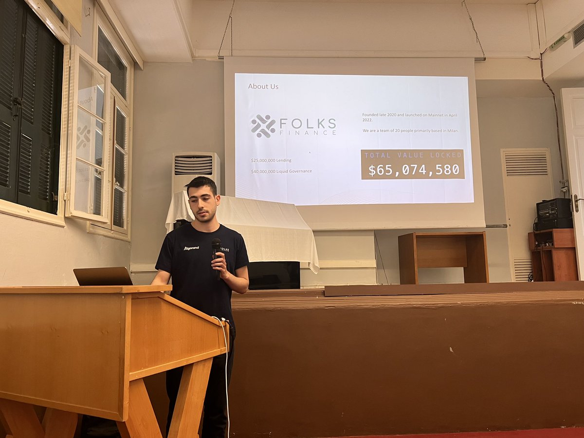 The PuB (@pblockchainlab) on Twitter photo Gidon Katten (CTO of Folks Finance) exposing our students to principles and deployment aspects of DeFi. Second day of #MEGA_ACE Summer School in on!! Stay tuned for an exciting program! <a href="/AlgoFoundation/">Algorand Foundation</a> <a href="/PurdueCS/">Purdue Computer Science</a> <a href="/csatrpi/">rpics</a> <a href="/Polytechnique/">Γcole polytechnique</a> <a href="/coinfabrik/">CoinFabrik</a> <a href="/TAMUECE/">Texas A&M Electrical and Computer Engineering</a> Gidon Katten (CTO of Folks Finance) exposing our students to principles and deployment aspects of DeFi. Second day of #MEGA_ACE Summer School in on!! Stay tuned for an exciting program! <a href="/AlgoFoundation/">Algorand Foundation</a> <a href="/PurdueCS/">Purdue Computer Science</a> <a href="/csatrpi/">rpics</a> <a href="/Polytechnique/">Γcole polytechnique</a> <a href="/coinfabrik/">CoinFabrik</a> <a href="/TAMUECE/">Texas A&M Electrical and Computer Engineering</a>