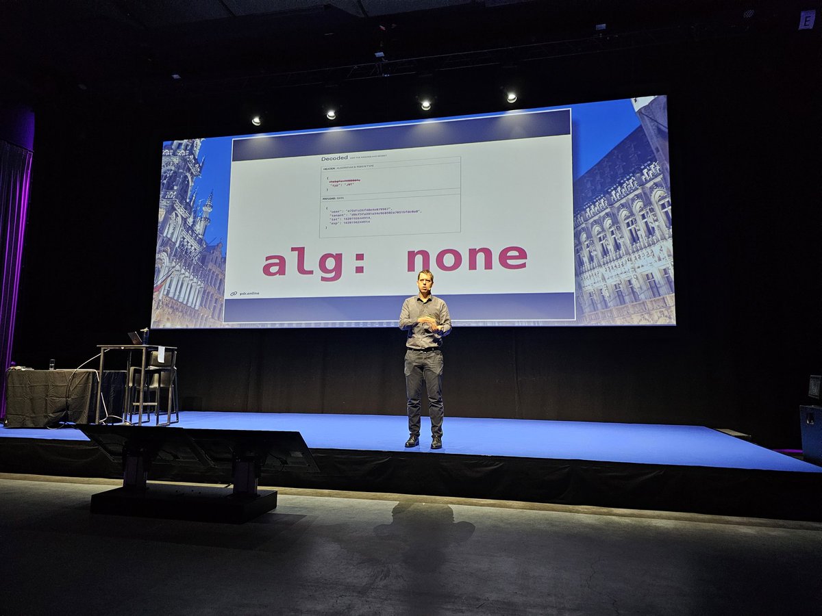 Stephan007's tweet image. Interesting and entertaining opening keynotes at #VoxxedBrussels by @aahoogendoorn and @PhilippeDeRyck
Need to check-out the "semgrep" security tool... #InnerHTML #JWT