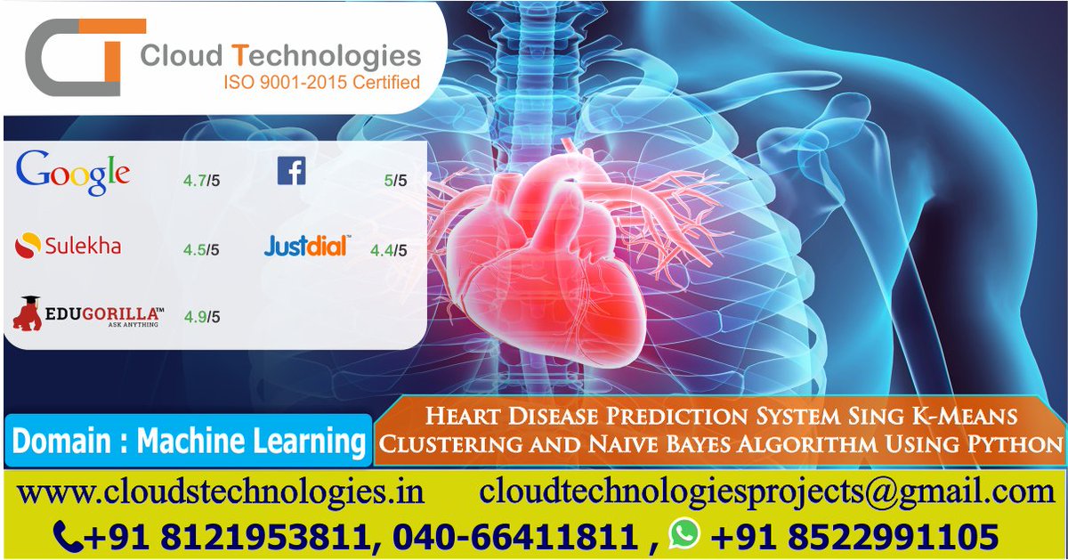 cloudtechpro's tweet image. 👉 "Introducing #MachineLearning Projects"
The Cloud Technologies provides learners with effective training and real-life project experience.
Mobile: +91 8121953811,
cloudstechnologies.in
#IEEEjavaprojects #IEEE #deeplearning