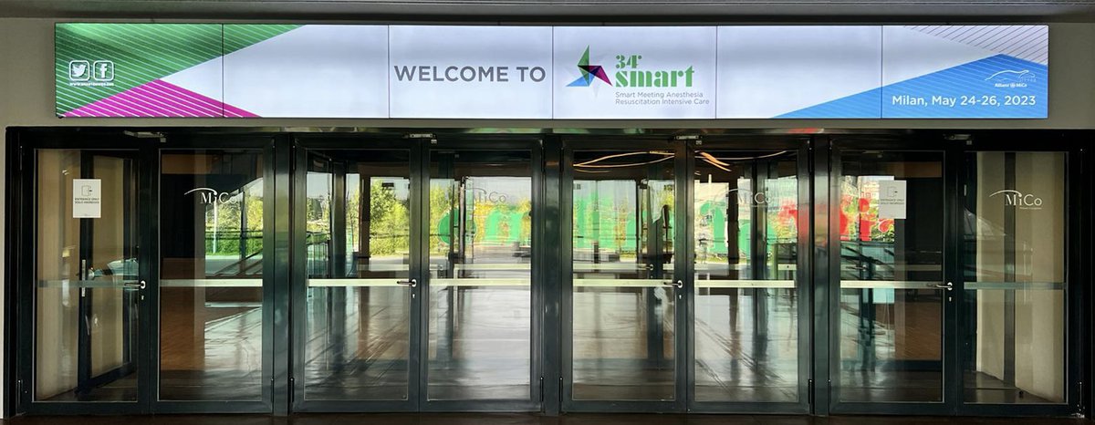 Smart_Meeting_M's tweet photo. The countdown is on: just few hours left for the 34th SMART opening...
We can't wait to meet you in Milan!
@Smart_Meeting_M #SmartMi2023 https://t.co/WM6HLV3Sl7