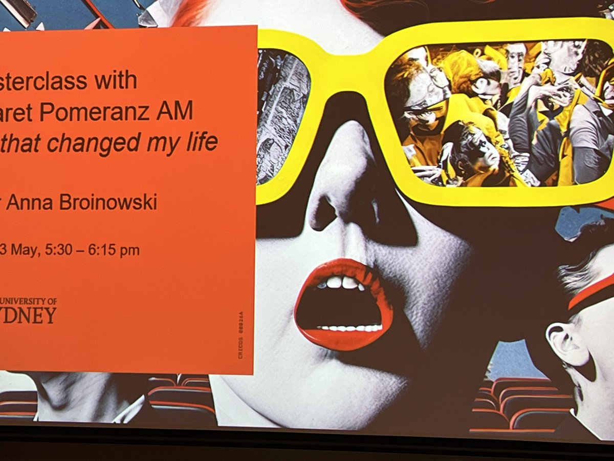 Prof Lisa Adkins (@adkinsprof) on Twitter photo Thrilled to be in the audience this evening taking part in a #filmstudies #masterclass with Margaret Pomeranz following her honorary doctorate award
<a href="/Sydney_Uni/">University of Sydney</a> <a href="/ArtSS_Sydney/">Faculty of Arts and Social Sciences</a> <a href="/usydsace/">SACE | School of Art, Communication and English</a> Thrilled to be in the audience this evening taking part in a #filmstudies #masterclass with Margaret Pomeranz following her honorary doctorate award
<a href="/Sydney_Uni/">University of Sydney</a> <a href="/ArtSS_Sydney/">Faculty of Arts and Social Sciences</a> <a href="/usydsace/">SACE | School of Art, Communication and English</a>